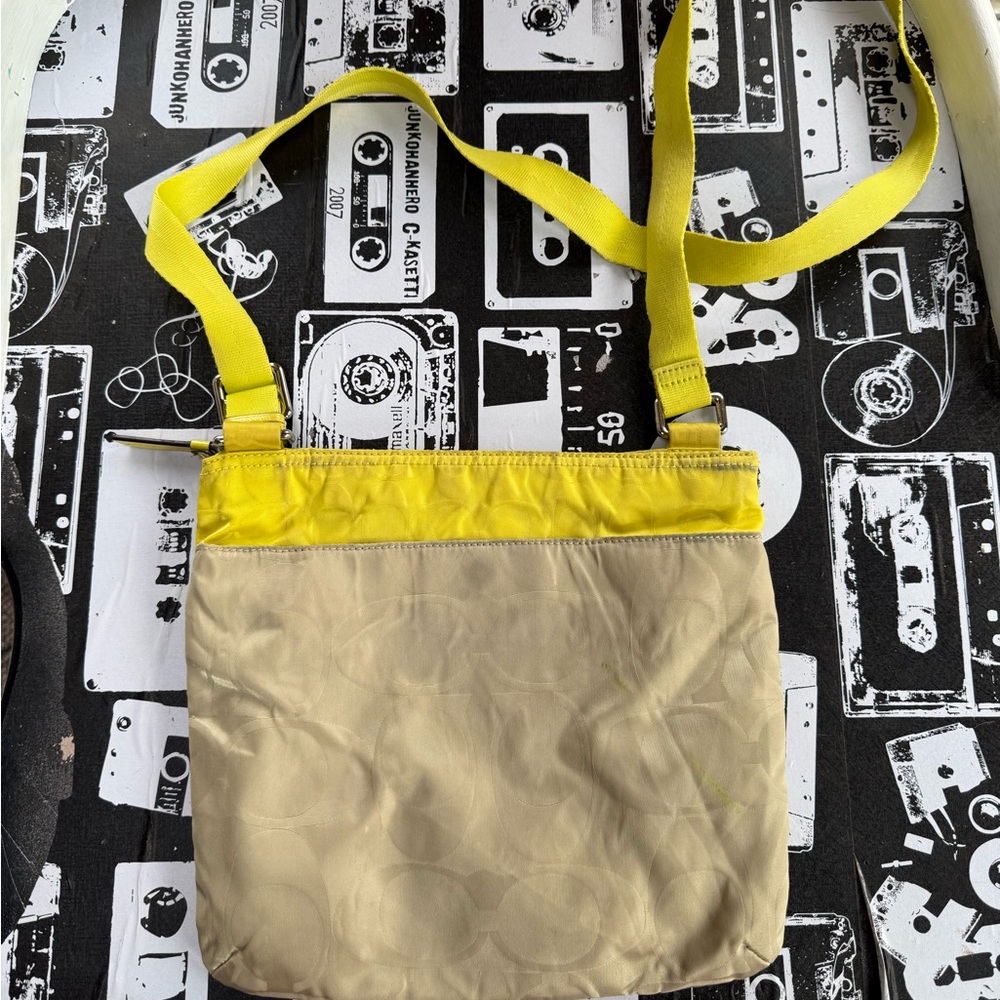 Coach Signature Nylon File Bag - Picture 5 of 10